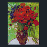 Vase mit Cornblumen und Pfefferkuchen, Van Gogh Poster<br><div class="desc">Vincent Willem van Gogh (30. März 1853 - 29. Juli 1890) war ein niederländischer postimpressionistischer Maler, der zu den berühmtesten und einflussreichsten Persönlichkeiten in der Geschichte der Western-Kunst zählt. In etwas mehr als einem Jahrzehnt schuf er etwa 2100 Kunstwerke, darunter etwa 860 Ölgemälde, die größtenteils aus den Jahre seines Lebens....</div>