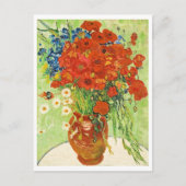 Vase mit Cornblumen und Pfefferkuchen, Van Gogh Postkarte (Vorderseite)