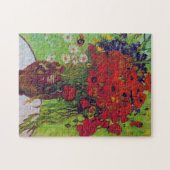 Vase mit Cornblumen und Pfefferkuchen, Van Gogh Puzzle (Horizontal)