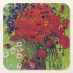Vase mit Cornblumen und Pfefferkuchen, Van Gogh Rechteckiger Pappuntersetzer<br><div class="desc">Vincent Willem van Gogh (30. März 1853 - 29. Juli 1890) war ein niederländischer postimpressionistischer Maler, der zu den berühmtesten und einflussreichsten Persönlichkeiten in der Geschichte der Western-Kunst zählt. In etwas mehr als einem Jahrzehnt schuf er etwa 2100 Kunstwerke, darunter etwa 860 Ölgemälde, die größtenteils aus den Jahre seines Lebens....</div>
