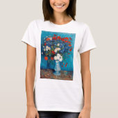 Vase mit Cornblumen und Pfefferkuchen, Van Gogh T-Shirt (Vorderseite)