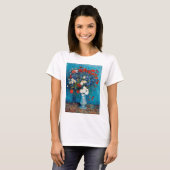 Vase mit Cornblumen und Pfefferkuchen, Van Gogh T-Shirt (Vorne ganz)