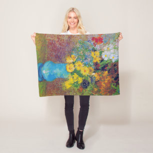 Vase mit Daisies und Anemones, Van Gogh Fleecedecke