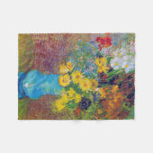 Vase mit Daisies und Anemones, Van Gogh Fleecedecke (Vorderseite (Horizontal))