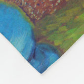 Vase mit Daisies und Anemones, Van Gogh Fleecedecke (Ecke)