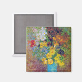 Vase mit Daisies und Anemones, Van Gogh Magnet (Vorderseite/Rückseite)