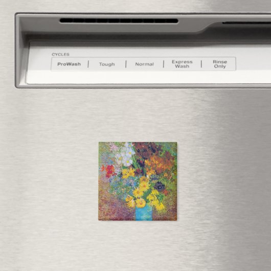 Vase mit Daisies und Anemones, Van Gogh Magnet (In Situ (Geschirrspüler))