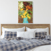 Vase mit Daisies und Anemones von Vincent van Gogh Leinwanddruck (Insitu (Schlafzimmer))