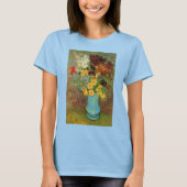 Vase mit Daisies und Anemones von Vincent van Gogh T-Shirt (Vorderseite)