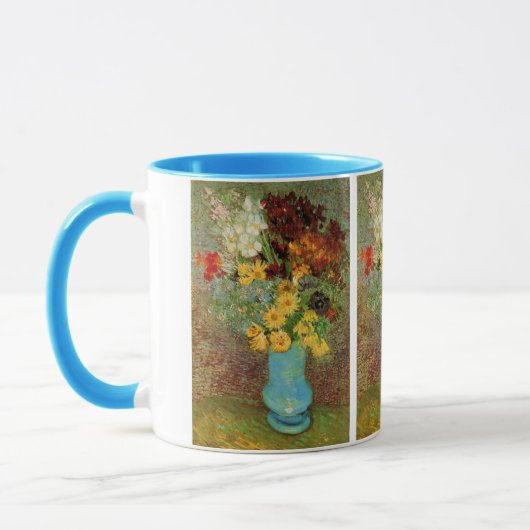 Vase mit Daisies und Anemones von Vincent van Gogh Tasse (Links)