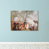 Vase mit Darstellung von Wellington Leinwanddruck (Insitu (Holzboden))