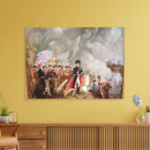 Vase mit Darstellung von Wellington Leinwanddruck (Insitu (Wohnzimmer))