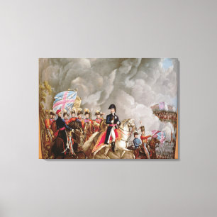 Vase mit Darstellung von Wellington Leinwanddruck