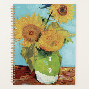 Vase mit drei Sunglowers 1888 von Vincent van Gog Planer