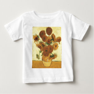 Vase mit fünfzehn Sonnenblumen, Vincent van Gogh Baby T-shirt