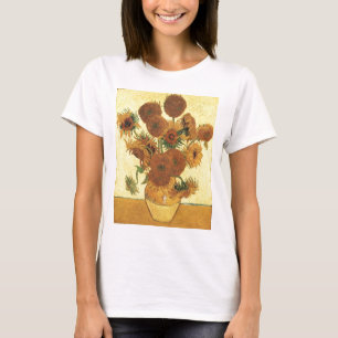 Vase mit fünfzehn Sonnenblumen, Vincent van Gogh T-Shirt