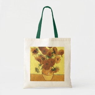 Vase mit fünfzehn Sonnenblumen  Vincent van Gogh Tragetasche