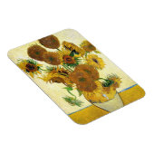 Vase mit fünfzehn Sonnenblumen von Vincent Van Gog Magnet (Rechte Seite)