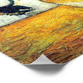 Vase mit fünfzehn Sonnenblumen von Vincent van Gog Poster (Ecke)