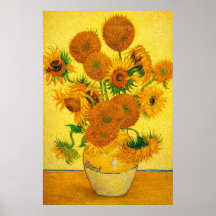 Vase mit fünfzehn Sonnenblumen von Vincent van Gog