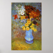 Vase mit Gänsen und Anemonen - Van Gogh Poster (Vorne)