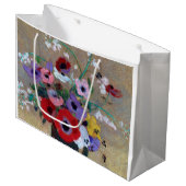 Vase mit gemischten Blume, Redon Große Geschenktüte (Vorderseite Schrägansicht)