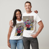 Vase mit gemischten Blume, Redon T-Shirt (Unisex)