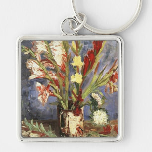 Vase mit Gladioli 1886, Vincent van Gogh Schlüsselanhänger