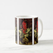 Vase mit Gladioli, Nelken von Vincent van Gogh Kaffeetasse (VorderseiteRechts)