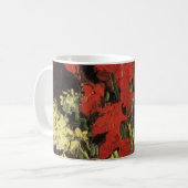 Vase mit Gladioli, Nelken von Vincent van Gogh Kaffeetasse (Vorderseite Links)