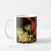 Vase mit Gladioli, Nelken von Vincent van Gogh Kaffeetasse (Links)