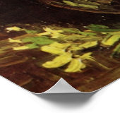 Vase mit Gladioli, Nelken von Vincent van Gogh Poster (Ecke)