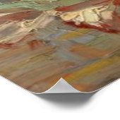 Vase mit Gladioli und Chinesisch Asters van Gogh Poster (Ecke)