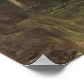 Vase mit Gladioli und Lilac von Vincent van Gogh Poster (Ecke)