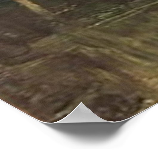 Vase mit Gladioli und Lilac von Vincent van Gogh Poster (Ecke)