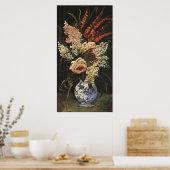 Vase mit Gladioli und Lilac von Vincent van Gogh Poster (Küche)