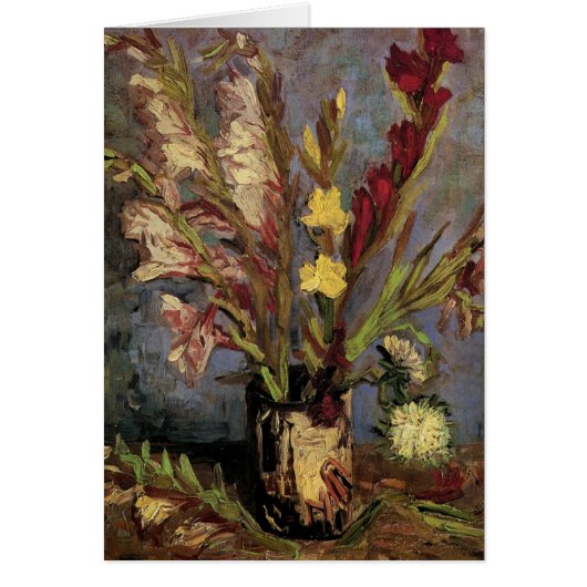 Vase mit Gladioli von Vincent van Gogh (Vorne)