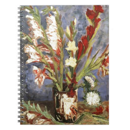 Vase mit Gladioli von Vincent van Gogh, 1886. Notizblock