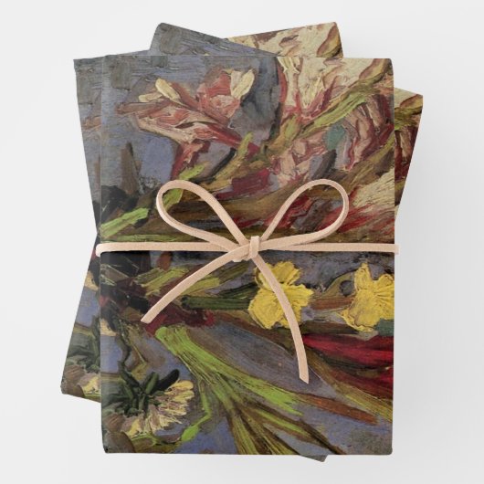 Vase mit Gladioli von Vincent van Gogh Geschenkpapier Set (Beispiel)