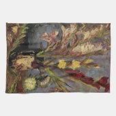 Vase mit Gladioli von Vincent van Gogh Geschirrtuch (Horizontal)