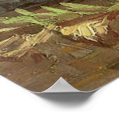 Vase mit Gladioli von Vincent van Gogh Poster (Ecke)