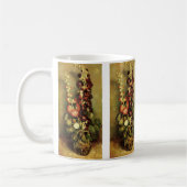 Vase mit Hollyhocks von Vincent van Gogh Kaffeetasse (Links)