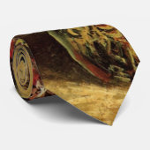 Vase mit Hollyhocks von Vincent van Gogh Krawatte (Gerollt)