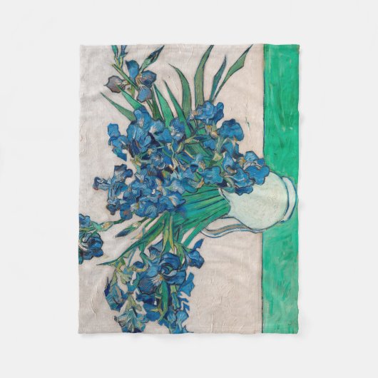 Vase mit Ire, Van Gogh Fleecedecke (Vorderseite)
