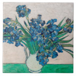 Vase mit Ire, Van Gogh Fliese<br><div class="desc">Vincent Willem van Gogh (30. März 1853 - 29. Juli 1890) war ein niederländischer postimpressionistischer Maler, der zu den berühmtesten und einflussreichsten Persönlichkeiten in der Geschichte der Western-Kunst zählt. In etwas mehr als einem Jahrzehnt schuf er etwa 2100 Kunstwerke, darunter etwa 860 Ölgemälde, die größtenteils aus den Jahre seines Lebens....</div>