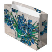 Vase mit Ire, Van Gogh Große Geschenktüte (Rückseite Schrägansicht)