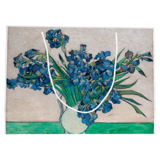 Vase mit Ire, Van Gogh Große Geschenktüte (Rückseite)