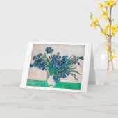 Vase mit Ire, Van Gogh Karte (Gelbe Blume)
