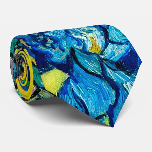 Vase mit Ire, Van Gogh Krawatte (Gerollt)