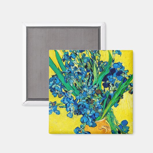 Vase mit Ire, Van Gogh Magnet (Vorderseite/Rückseite)